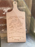 Family Tree Engaved on Chopping Board